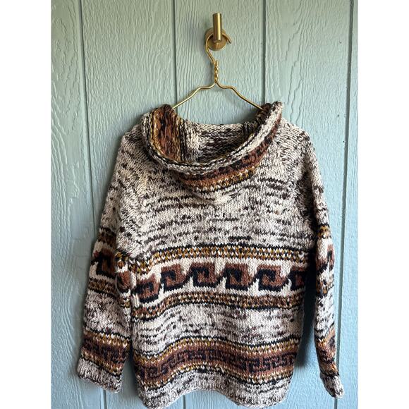 Vintage Handspun Wool Sweater, Small - Picture 6 of 9